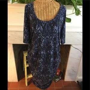 Motherhood Print Maternity Dress XL